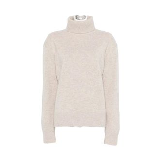Frankie Shop Jersey de cuello alto Gala - Knitwear - Mujer - Beige - XS
