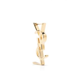 Saint Laurent Monogram-lettering Earring