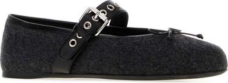 Miu Miu Ballerina Flat - Gray