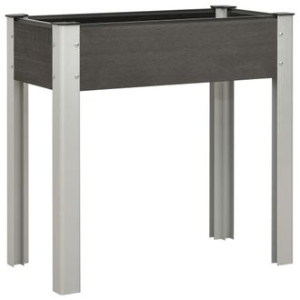 vidaXL Vidaxl - Mesa De Cultivo Para Jard&iacute;n Wpc Gris 75x40x75 Cm
