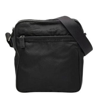 Prada Pre-owned Cross Body Bags, male, Black, Size: ONE SIZE Pre-owned Shoulder Bag