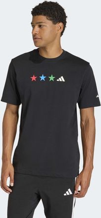 adidas T-Shirt ADIDAS SPORTSWEAR FIFA WC MAP GRAFIK, Herren, Gr. XXL, schwarz, Obermaterial: 100% Baumwolle, Shirts T-Shirt