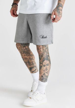 Siksilk Pantalones Cortos SikSilk para Hombres Gris Marl Essentials XXL