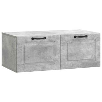 vidaXL Mueble Para Tv De Pared Gris Hormig&oacute;n 78,5 X 41 X 30 Cm Vidaxl