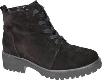 Waldl&auml;ufer H-Luise Veterboot - Dames - Veterlaarzen - Zwart - 37 1/2 EU - Leer - Schoenen
