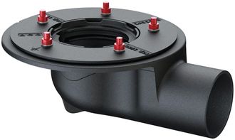 Aco Aco Desag&uuml;e De Tejado Passavant Spin Dn100/0grad Fundici&oacute;n Brida De Presi&oacute;n, 7054.11.12