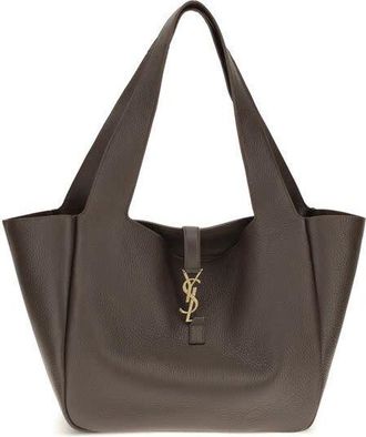 Saint Laurent Le 5 a 7 Bea Shoulder Bag Brown