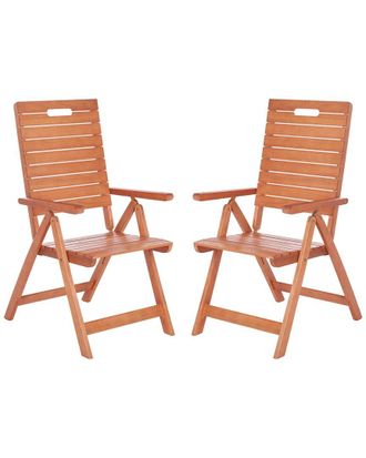Safavieh Set Of 2 Rence Folding Chairs