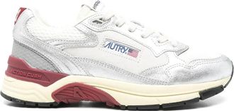 Autry Sneakers Hyperway Low Silver Bordeaux
