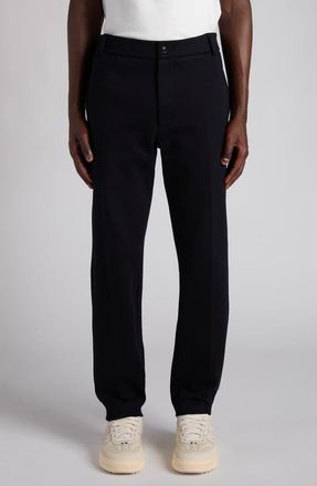 Moncler Tailored Cotton Blend Pants in Night Sky at Nordstrom, Size 36 Us