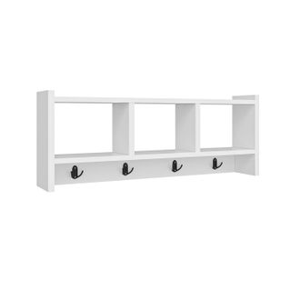 Asir Group LLC Muebles Para El Hogar Gancho De Pared, Perchero, Colgador De Pared Blanco