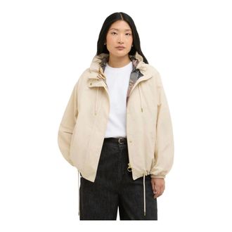 Barbour Light Jackets, female, Beige, Size: XS Hawkridge Showerproof Jacket