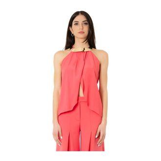 Simona Corsellini Top con spacco - - Tops - Donna - Rosa - M