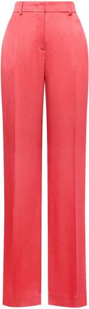 Alberta Ferretti Pantaloni sartoriali con pieghe - Rosa