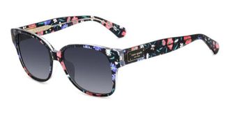 Kate Spade New York KS Trulee 2/G/S Asian Fit SDK/9O Womens Sunglasses Black Size 55