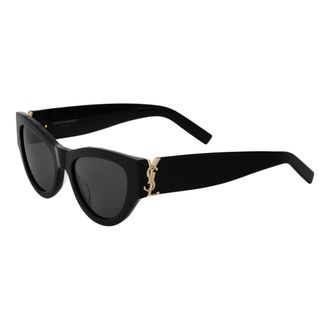 Saint Laurent Accessoires, Heren, Zwart, ONE Size, Nylon, SL M94 Zonnebril