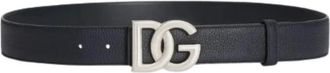 Dolce & Gabbana Calfskin Belt - Heren - Riemen - Blauw - 105 CM - Leer - Accessoires