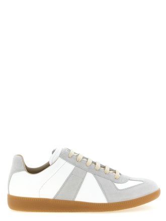 Maison Margiela White Calfskin Mens Sneakers