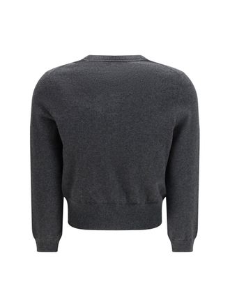 Isabel Marant Womens Lona Cardigan Anthracite-Black Cotton; Wool Ovis Aries Anthracite/black Sweater