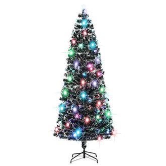 vidaXL Vidaxl - Rbol De Navidad Con Luces Y Soporte Fibra &Oacute;ptica 240 Cm