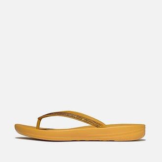 FitFlop Iqushion Sparkle Dames Turmeric Flip-Flops