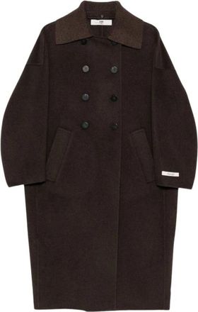 Duno Ovela 239 - Dames - Mantel - Bruin - XS - Wol - Jassen