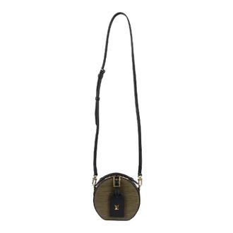 Louis Vuitton Tweedehands leren Louis Vuitton tassen - Dames - Vintage Schoudertas - Groen - ONE Size - Leer - Vintage