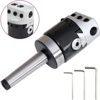 vidaXL Vidaxl - Testa Foratura 50 mm con Gambo MT2 per Tornio Fresatura