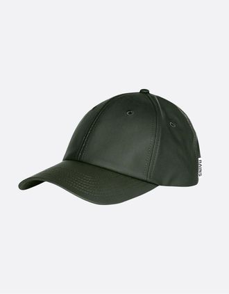Rains Womens Rains Waterproof Six Panel Cap - 03 Green - Size: ONE size
