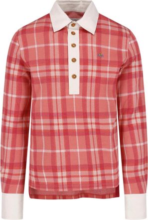 Vivienne Westwood Multicolor Plaid Classic Collar Polo Shirt