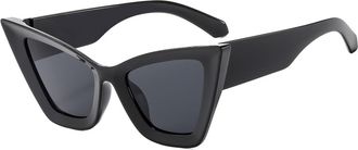 Generic Mens Vacation Driving Sunglasses Outdoor Womens Commuter Sun Glasses(Black)