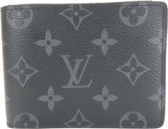 Louis Vuitton Black Monogram Eclipse Wallet (Bi-Fold) (Pre-Owned)
