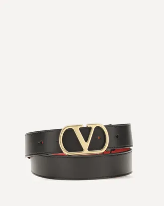 Valentino Garavani Cintura reversibile VLogo Signature Woman 95