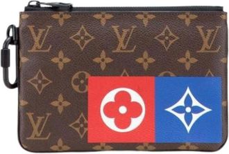 Louis Vuitton Pre-owned Clutches, female, Brown, Size: ONE SIZE Pre-owned Canvas louis-vuitton-bags
