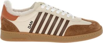 Dsquared2 Beige Stripes Boxer Sneakers