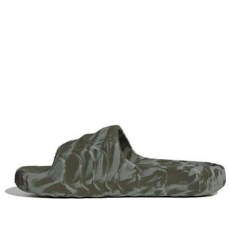 adidas Adilette 22 Slides Olive Strata Silver Green HP6517