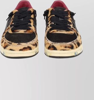 Premiata animal print sneakers rubber sole