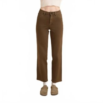 Roark Hwy 395 Straight Leg Pant In Dark Brown
