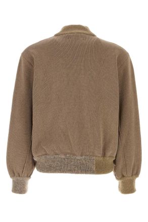 Magliano Mens Biscuit Cotton Blend Bomber Jacket 88_sand Giubbini