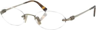 Miu Miu Glasses, unisex, Gray, Size: 53 MM MU 53Wv Optical Frame