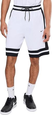 Nike Dri-FIT 10 Game Classic Basketball Shorts Mens Workout White/Black/White/Black : MD 10, Polyester