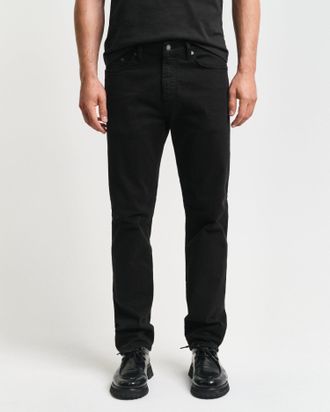 GANT Men Regular Fit Desert Jeans (29/34) BLACK