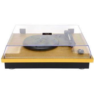 Majestic Giradischi Vintage, Plastica, Marrone, 43x12,5x34 cm