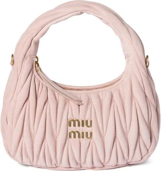 Miu Miu Borsa tote matelassé - Rosa