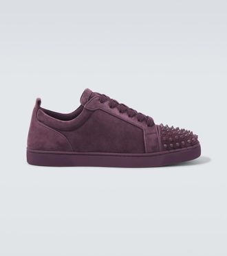 Christian Louboutin Louis Junior Spikes suede sneakers