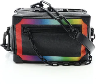 Louis Vuitton Black Multi-Color Leather Shoulder Bag (Pre-Owned)