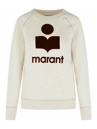 Isabel Marant Millyny Sweatshirt In Ecru Cotton Misot