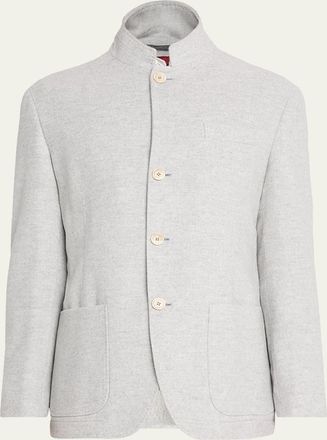 Brunello Cucinelli Mens Cashmere Blazer-Style Coat
