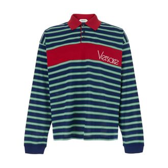 Versace Heren, Tops, Veelkleurig, Maat: M Katoen