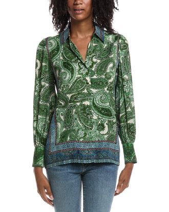 Elie Tahari The Olivia Regent Paisley Blouse